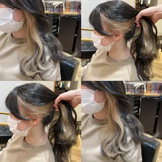 ロング カラー 艶カラー/韓国顔周り 🎀mamiのヘアスタイル