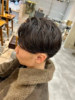 パーマ メンズ lico×little大通所属・あみ 🐷のヘアスタイル