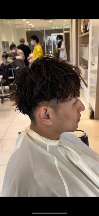 ショート パーマ メンズ メンズ/韓国レイヤー /縮毛矯正/📍爽太のヘアスタイル