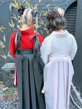 セミロング ヘアメイク/着付 AYAKAのヘアスタイル