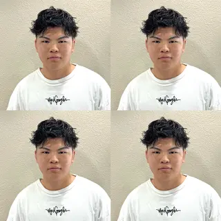 ショート パーマ メンズ 茅ヶ崎パーマ特化/ スパイラル/ハルキのヘアスタイル