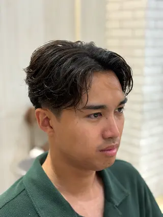 メンズ メンズカット/センタ ーパート /マミヤのヘアスタイル