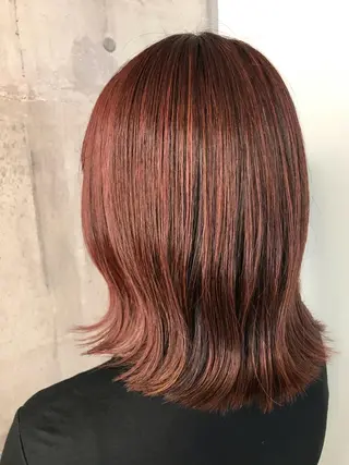 ミディアム カラー yah iroのヘアスタイル