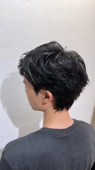 ショート パーマ メンズ 🔥ダブルカラー特化 🔥相原彰太のヘアスタイル