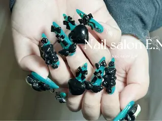 ネイル E.N🦋 長さ出し/持ち込みのネイルデザイン