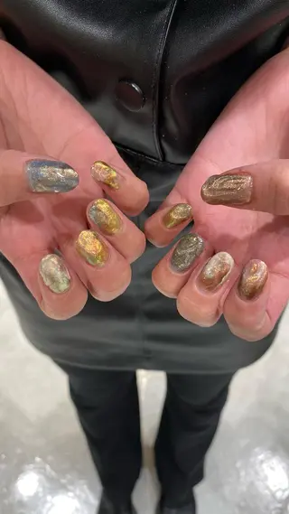 ネイル 平野葵🎀 hair/nailのネイルデザイン