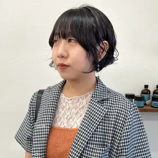 ショート パーマ 初めてのショート お任せください✂️のヘアスタイル