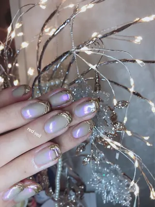 ミディアム ネイル 長さ出し専門 nynaのネイルデザイン