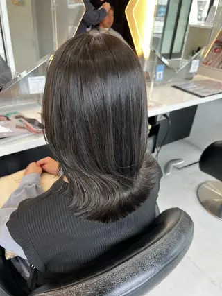 セミロング カラー 韓国風顔まわり/ベー ジュ/マツエク♡美咲のマツエク・マツパデザイン