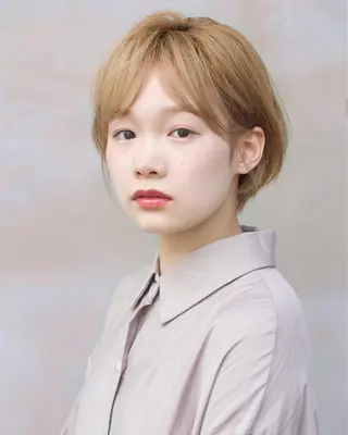 ショート カラー CiNEMA daikanyama所属・透明感カラー🫧 今泉健太のヘアスタイル