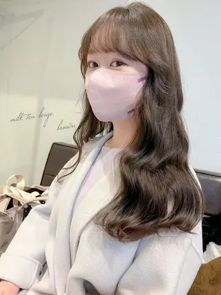 ロング カラー カラーパティシエ facce🌼ikoのヘアスタイル