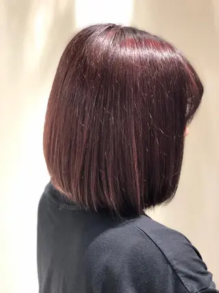 カラー レイヤー/ウルフ/ ハッシュカット/そらのヘアスタイル