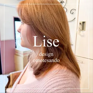 ミディアム カラー パーマ ヘアアレンジ メンズ 表参道Lise おおいしおりのヘアスタイル