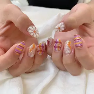 ミディアム nail jaol池袋店所属・ネイルJaol 池袋のネイルデザイン