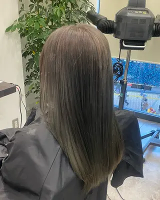 ロング カラー ハイトーン/髪質改善 /韓国SUZUKAのヘアスタイル