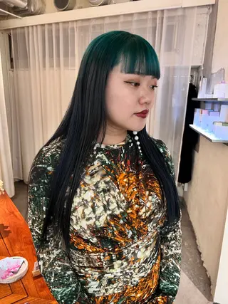 ロング カラー haco＋所属・圧倒的デザイン力 店長🎨RENAのヘアスタイル