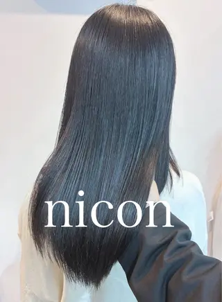 ロング 髪質改善 上品艶感カラーのヘアスタイル