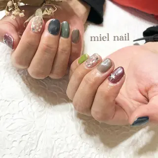 ネイル miel nailのネイルデザイン