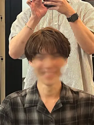 ショート カラー パーマ メンズ 韓国風メンズ/毛流れ ヘアなら須田龍世のヘアスタイル