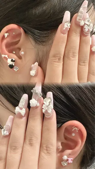 ネイル 【Eclat ｴｸﾗ】nail＆beauty所属・Eclat〔ｴｸﾗ〕 MOEKA𝜗𝜚*のネイルデザイン