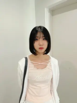 ショート モテヘア/グレージュ /ボブ/前原汐🎐のヘアスタイル