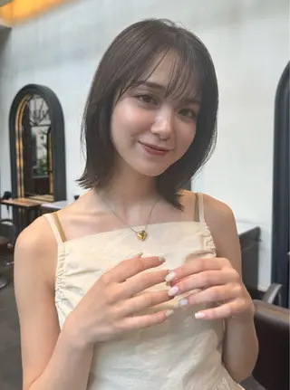 ミディアム MINX 長濱 優花 /銀座美容師のヘアスタイル