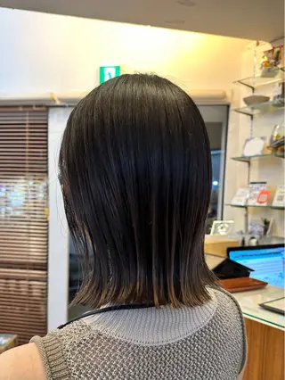 ミディアム カラー パーマ 髪質改善/縮毛矯正 ボブ/Ryuseiのヘアスタイル