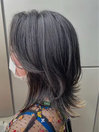 ミディアム 石毛 大翔のヘアスタイル