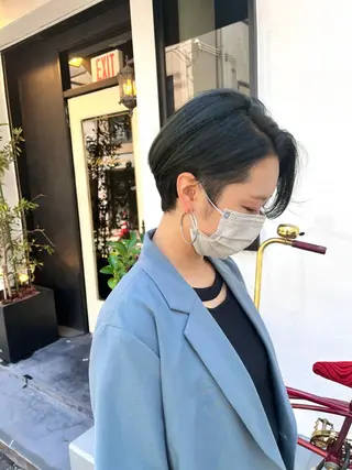 ショート カラー SALOWIN神戸三宮店所属・【美髪を叶える】中谷 彰宏（アキ)のヘアスタイル