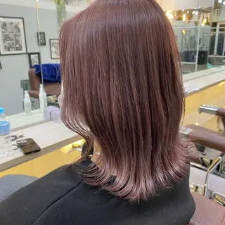 ミディアム カラー ヘアアレンジ F.O.Fカラーモデ ル募集riana🫧のヘアスタイル