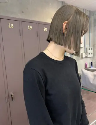 ミディアム 森綱 悠 /栄/ボブのヘアスタイル