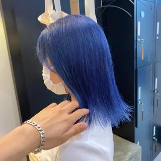 ミディアム ダウンパーマ 【sity.ザイク】のヘアスタイル