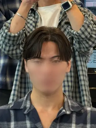 ショート パーマ メンズ 韓国風メンズ/毛流れ ヘアなら須田龍世のヘアスタイル