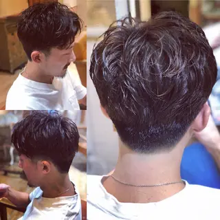 ショート パーマ メンズ 【ツヤ髪美容師】 ツダケイスケのヘアスタイル