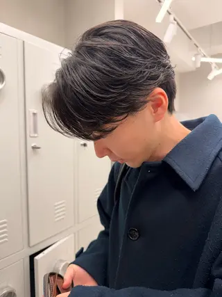 パーマ メンズ メンズ/シャドウ/ 波巻き/kyogoのヘアスタイル