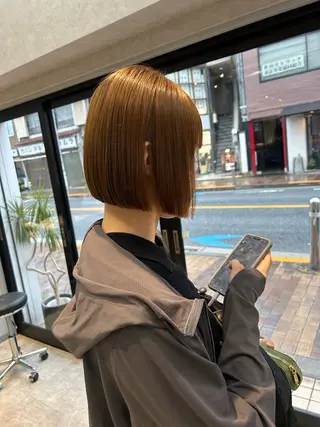 ショート Umu所属・✳︎透明感カラー✳︎ ボブ✳︎nanaのヘアスタイル