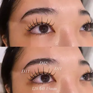 マツエク・マツパ 西島 雪輝のマツエク・マツパデザイン