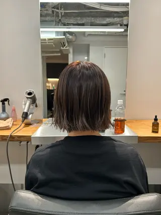 ショート カラー 森珀斗/表参道 /ショートボブのヘアスタイル