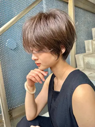 ショート Number六本松所属・山崎 友雅のヘアスタイル