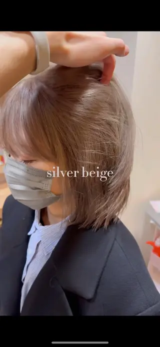 ロング カラー little×PORTO 元町店所属・藤本 あさひのヘアスタイル