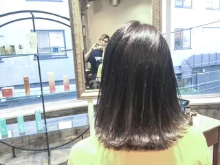 ミディアム カラー 北條 優輝のヘアスタイル