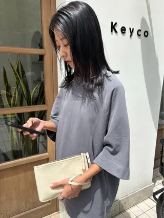 ミディアム Kyeco大宮所属・足立 愛菜のヘアスタイル