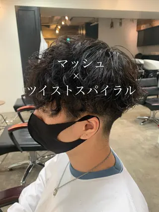 パーマ メンズ 似合わせレイヤー カット/KANNAのヘアスタイル