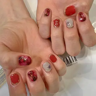 ネイル 佐藤 まりえのネイルデザイン