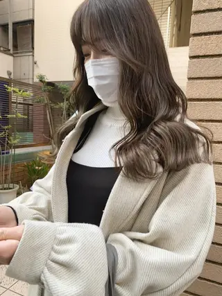 ロング カラー SAKURA 原宿所属・なかの たくみのヘアスタイル