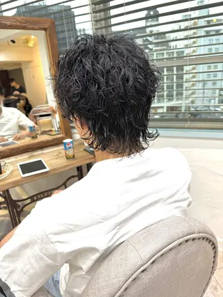 パーマ メンズ あしかが ゆいとのヘアスタイル