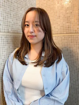 ミディアム 自由が丘 艶髪美容師✨生板🌿のヘアスタイル