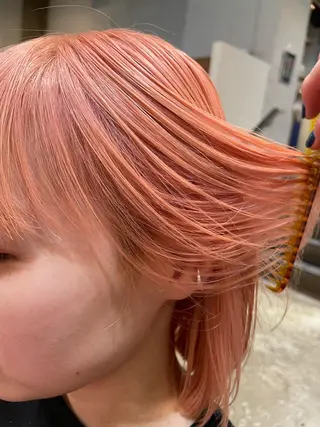 ミディアム カラー 増井 歩夢のヘアスタイル