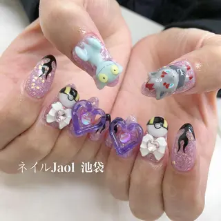ミディアム nail jaol池袋店所属・ネイルJaol 池袋のネイルデザイン