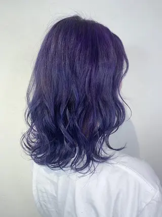 ミディアム カラー _WHITE 天神店 YUMEKA🐻のヘアスタイル